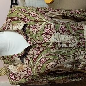 Long Sleeve midi Floral Dress